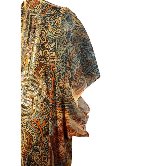 Boho One World Live And Let Live Ladies Top Size 2XL - Picture 4 of 10